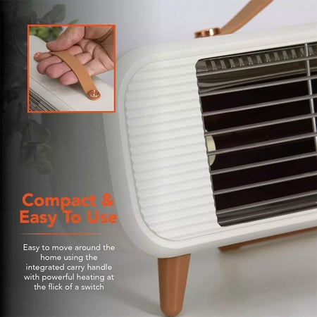 دفاية مكتب صغيرة بالأشعة تحت الحمراء (تدفئة شخصية فورية وموفرة للطاقة)