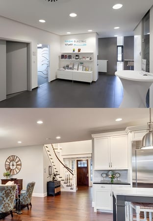 كشاف LED 7 وات 3 ألوان بتصميم أنيق ومشرق