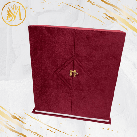 درع خشبي مقاس A4 مع الطباعه