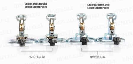 aluminum rods on ceiling clothes hanger with hangers parts