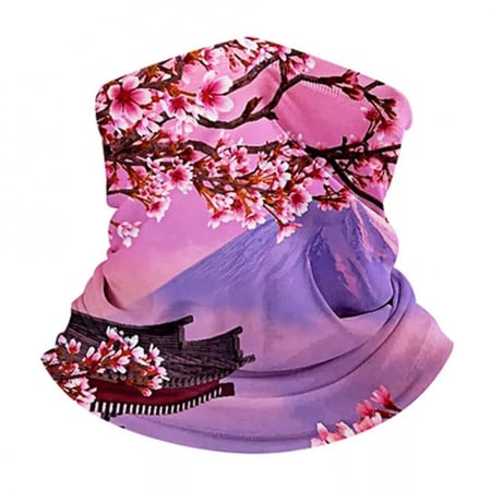 وشاح صيفي نسائي بطراز الكرز الياباني