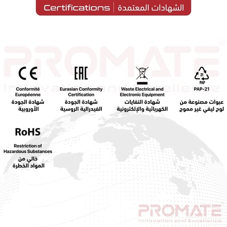 بروميت شاحن سيارة  المدمج بقوة 33 واط مع منفذ USB-C وتقنية الشحن السريع DriveGear-PD33