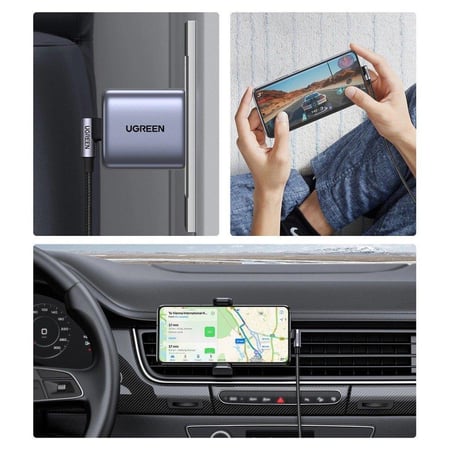 يوجرين كيبل قماشي تايب سي طرفين 60 واط  2 متر اسود - US255