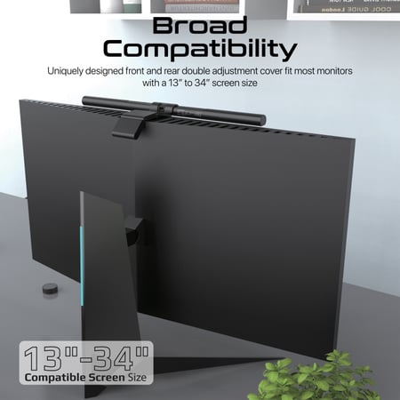 بروميت مصباح شاشة LED LumiBar مع وحدة تحكم لاسلكية-Horizon-40