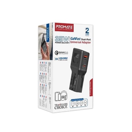 بروميت شاحن السفر العالمي 35 واط