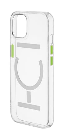 قوي كفر ايفون 15 شفاف مغناطيسي مع بار مغناطيس - G-MAGENT15-CR