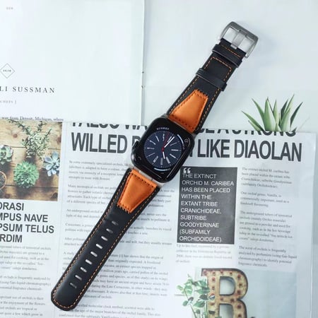 سوار ساعة جلد مقاس 42/44/45/49 مم - OKUP