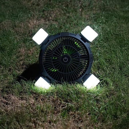 قوي مروحة متعددة الوظائف مع اضاءة - FLOW