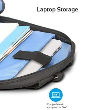 بروميت الفا شنطة ظهر للابتوب 15.6 انش ALPHA-BP-لون اسود