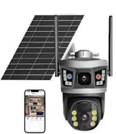 تشابي لاين كاميرا PTZ ذكية تعمل بالطاقة الشمسية - KM01