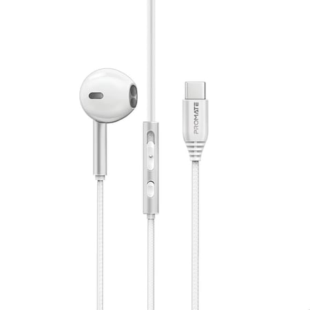 بروميت سماعة أذن سلكية أحادية USB-C مع ميكروفون ENC وعازل ضوضاء ووحدة