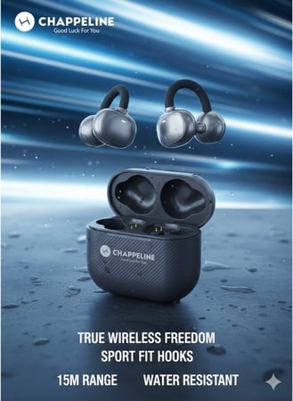 سماعات تشابي لاين اللاسلكية اسود - BL23