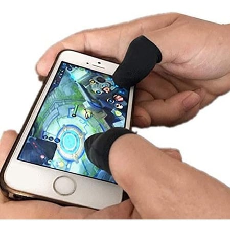 قماش اصابع لعبة ببجي-اسود