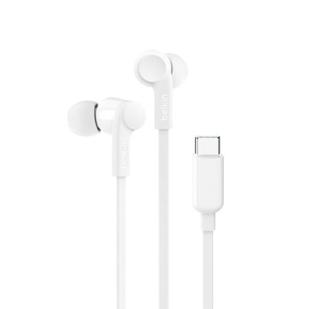 بيلكن سماعة اذن ربل تايب سي لون ابيض -belkin-G3H0002BTWHT