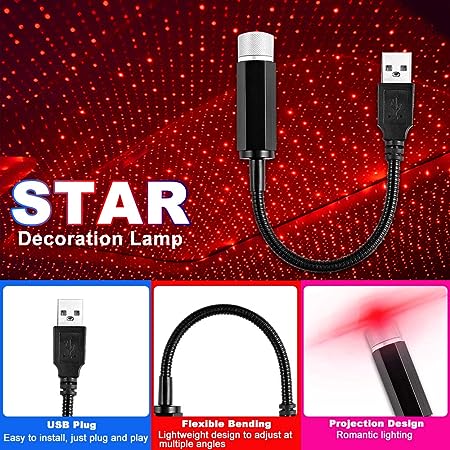 وصلة مصباح LED ليلي داخلي محيطي مزودة بمنفذ USB