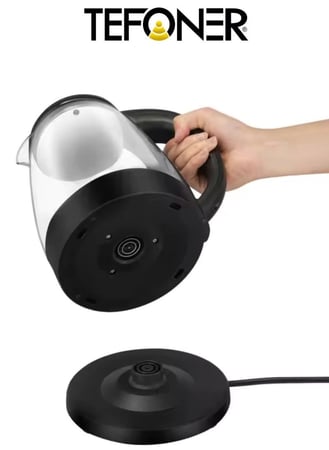 تيفونير غلاية كهربائية زجاج شفاف -TE-KE004