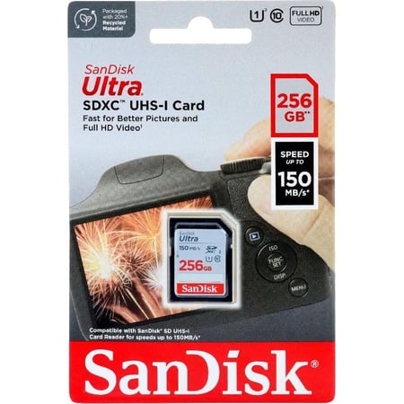 سانديسك الترا ذاكرة كاميرا 256جيجا-SanDisk Ultra