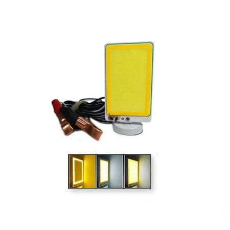 لمبة LED مغناطيسية قابلة للتعديل بين الأبيض والكريمي لجلسات الرحلات -