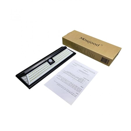 لمبة طاقة شمسية بحساس حركة للابواب الخارجية والاسياب والاحواش بدون اسل