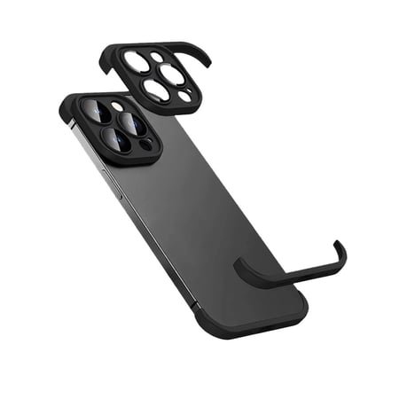 كفر حماية لأجهزة IPhone 14 Plus بدون إطار مع حامي عدسة
