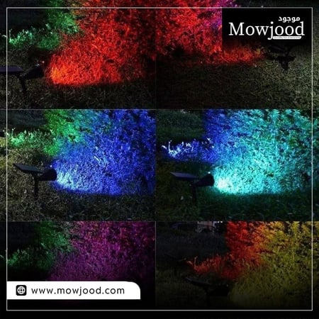 لمبة حديقة وزينة بالطاقة الشمسية LED متعددة الألوان كإضافة جميلة ومقاو