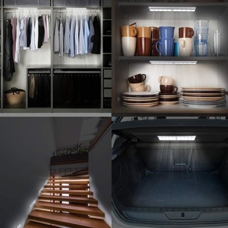 إضاءة لاسلكية قابلة لإعادة الشحن للمطبخ والممرات وخزائن الملابس والرحل