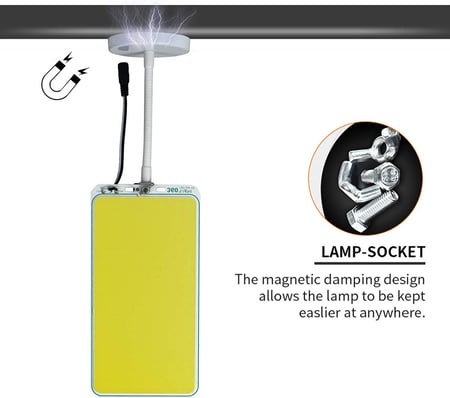 لمبة جلسة مع ريموت 3950 شمعة كريمي - للتخييم و الرحلات