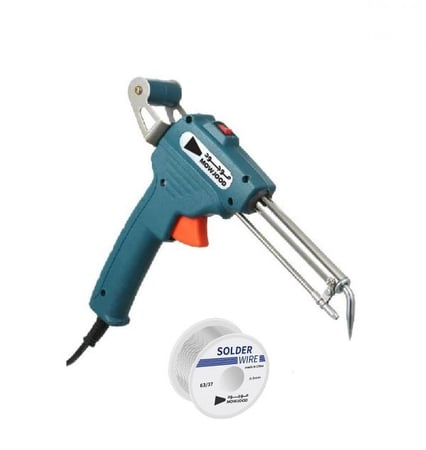 طقم ماكينة لحام مجموعة كاوي لحام مع بكرة سلك لحام 1 ملم