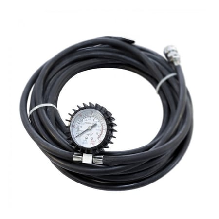 لي ماطور هواء ربل متين عازل لنفخ اسرع بطول 7 متر مع عيار لقياس ضغط اله