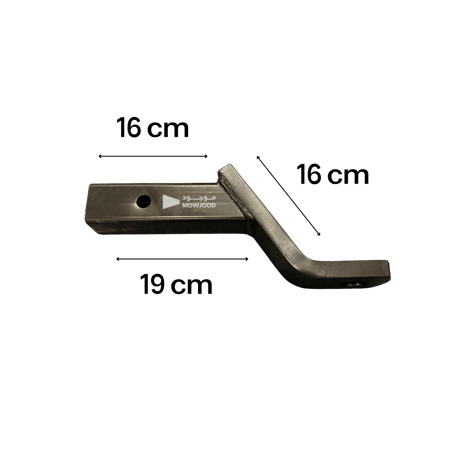 هوك سحب أسود بلسان طويل لمعادلة الارتفاع بين بيت الرمانة والمقطورة شنك