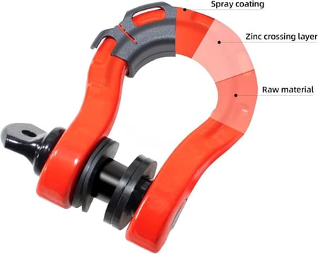 حلقة سحب واير متينة بسعة 8 طن للونش وأحبال السحب