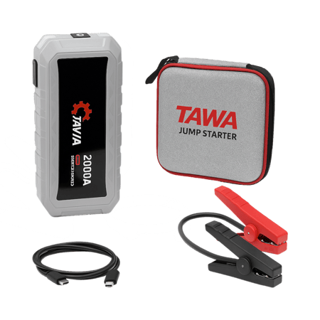 جهاز تشغيل الطوارئ وشاحن متنقل TAWA K69 بسعة 32000mAh وتيار بدء 2000A