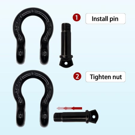 حلقة سحب واير فولاذية متينة بسعة 6 طن