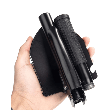 مسحاة صغيرة قابلة للطي للرحلات متعددة الوظائف مسحات خفيفة مع حقيبة للح