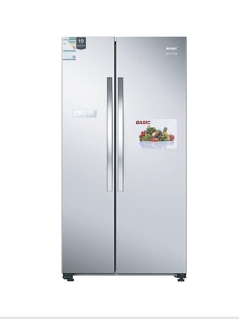 ثلاجة بيسك دولابي 22.5 قدم انفرتر ستيل موديل BRSS-IH850DSW