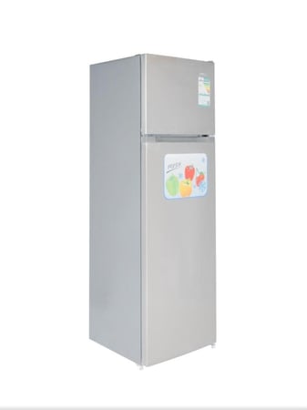 ثلاجة بيسك بابين - 9.2 قدم - ستيل - فريزر علوي - موديل BRD-D280ML SS
