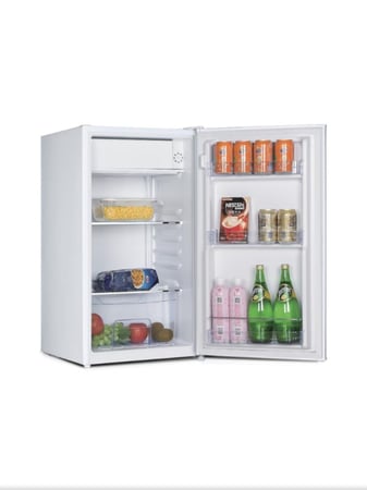 ثلاجة باب واحد جي في سي برو 86 لتر 3 قدم لون أبيض - GVCRF-140W