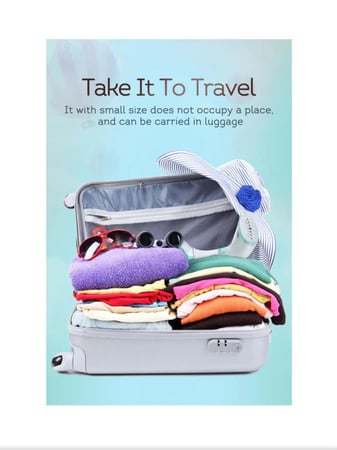 مكواة بخار يدوية محمولة جي في سي برو 1640 واط خزان 380 مل - GVC-277