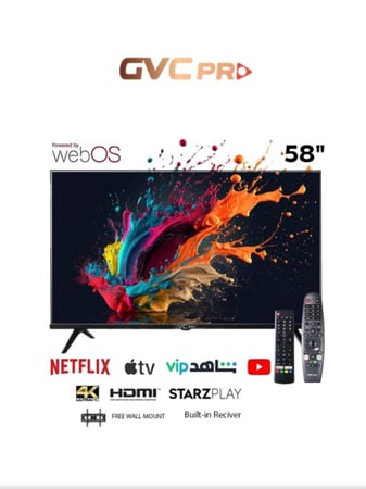 شاشة جي في سي برو 58 بوصه GVC-60WS7100 - WBOS