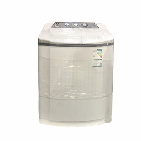 غسالة ارنداس حوضين 8 كيلو – أبيض