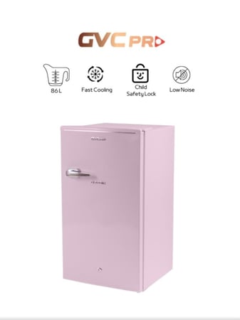 ثلاجة جي في سي برو كلاسيك 86 لتر 3 قدم - بنكي - GVRG-129