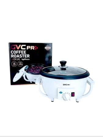 محمصة جي في سي برو متعددة الاستخدام للكستناء والمكسرات والقهوة الكهربائية GVCR-141