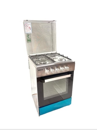 فرن غاز جي في سي برو 55*55 سم 4 عيون صناعة مصرية موديل GVCO-5555-Eg-1