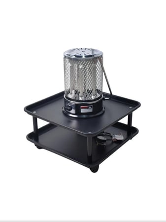 دفاية كهربائية مع منقل من جي في سي برو – موديل GVCHT-1502S