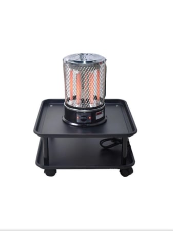 دفاية كهربائية مع منقل من جي في سي برو – موديل GVCHT-1502S