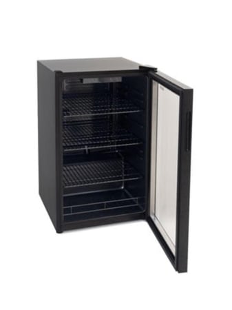 ثلاجة بيسك باب زجاجي 4.4 قدم-BRS-SC126ML