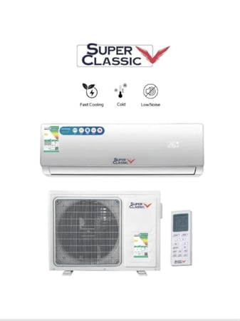 مكيف سبليت سوبر كلاسيك 2 طن بارد 21200 وحدة SCSP-24C