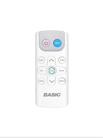 مكيف شباك بيسك انفرتر 18500 وحدة بارد مع ريموت ابيض – BIWAC-T18CD