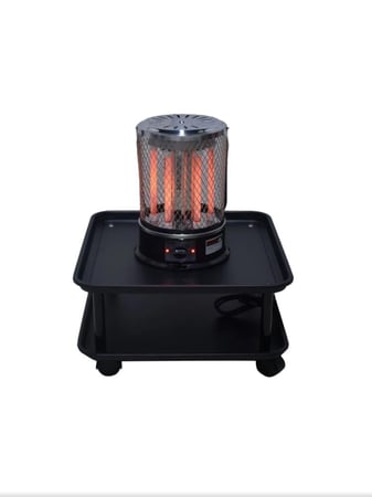 دفاية كهربائية مع منقل من جي في سي برو – موديل GVCHT-1502S