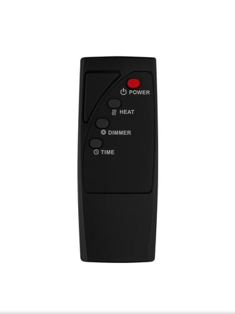 دفاية ديكور على شكل دولاب مع ريموت من جي في سي برو – لون ابيض – موديل GVCHT-215-1